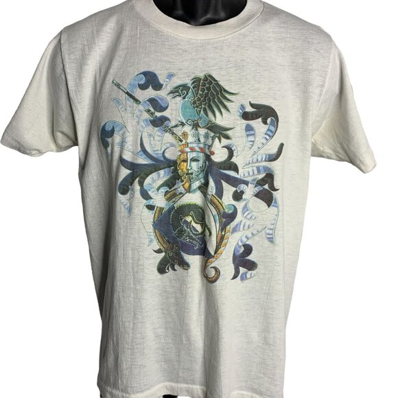 Rare Vintage 80s Jethro Tull Concert Here And There L Single Stitch T Shirt